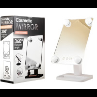 Компактне дзеркало з підсвічуванням для макіяжу MCH Cosmetie Mirror 360 Rotation Angel з LED підсвічуванням для дому
