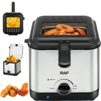 Електрична фритюрниця на 2.5 л для смаження без олії 1000 Вт Deep Fryer RAF R.5300