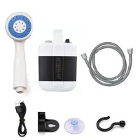 Душ портативный, кемпинговый с помпой на аккумуляторе USB Travel shower 2200 мАг